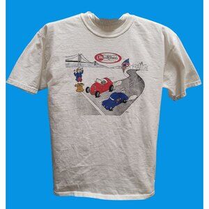 Philadelphia Modifiers Street Rod Club Gildan Ultra Cotton T-Shirt Size L White